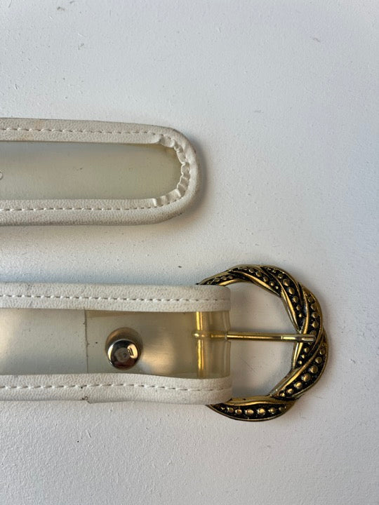 Vintage Weiß Gürtel