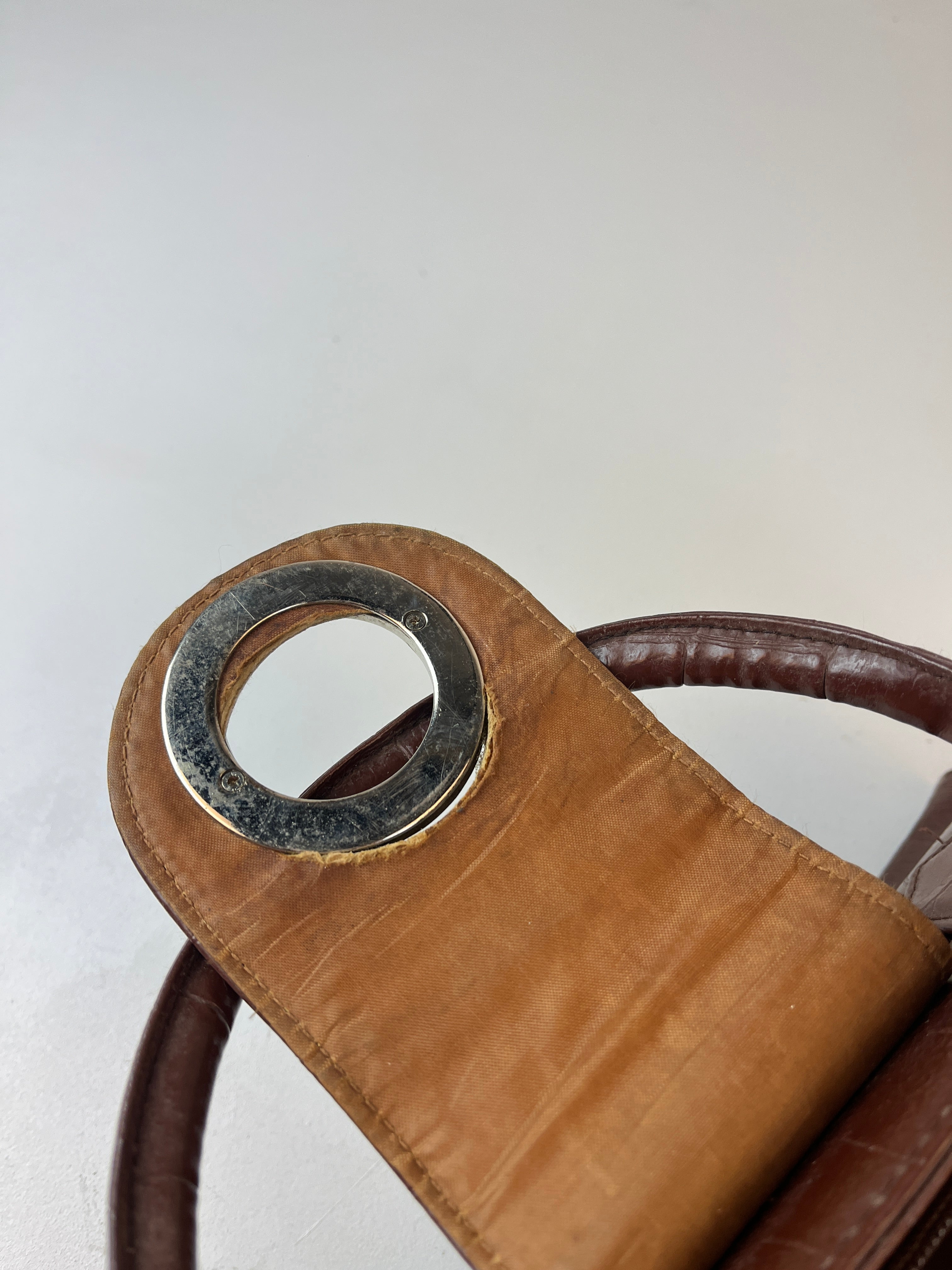 Vintage Leder Tasche Braun