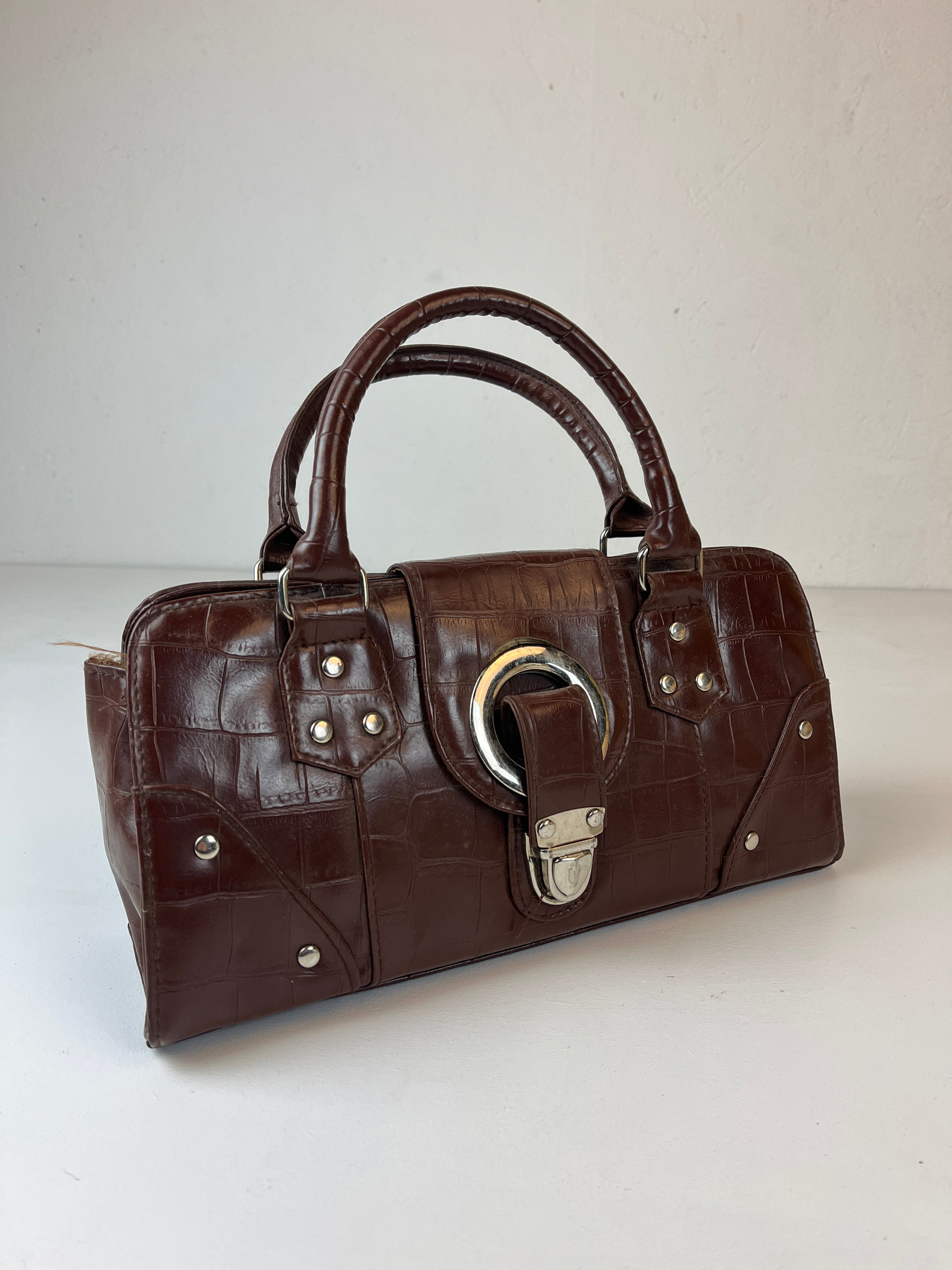 Vintage Leder Tasche Braun