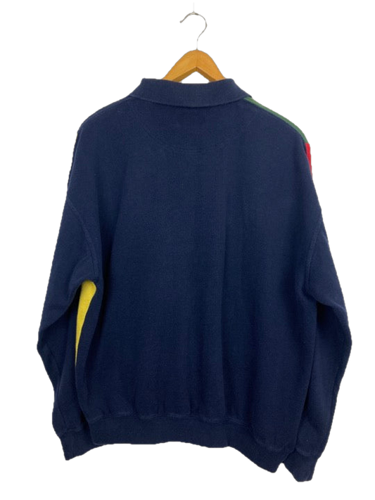 Sport Knopf Pullover (M)