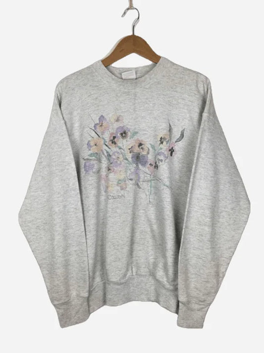 Hanes Flower Print Sweater (M)