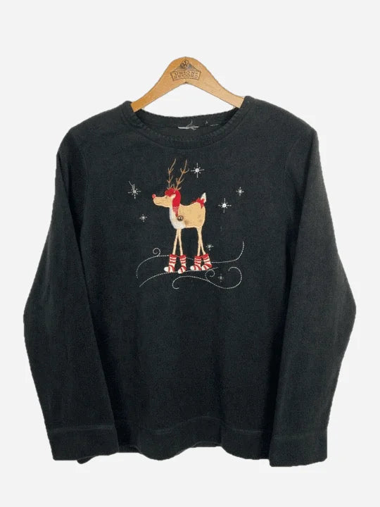 Reindeer Fleece Sweater (S)