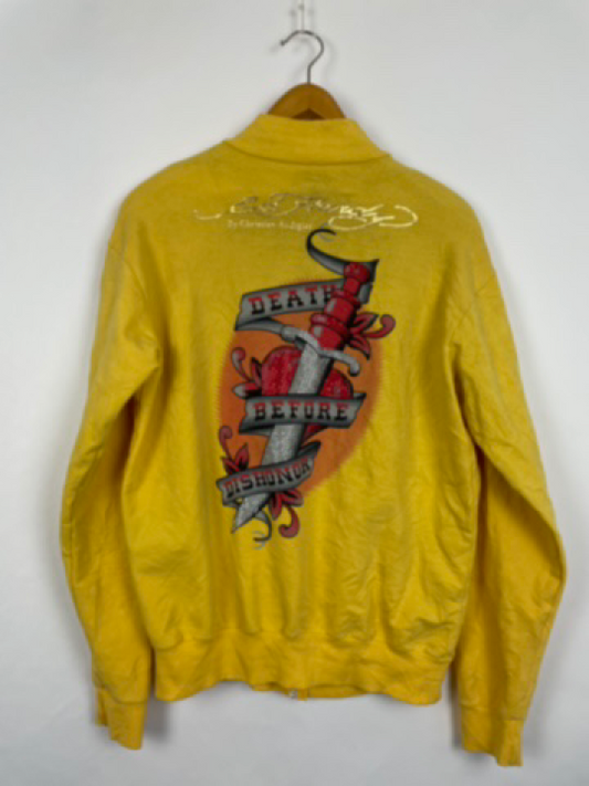 Y2K Ed Hardy Zip Jacke (M)