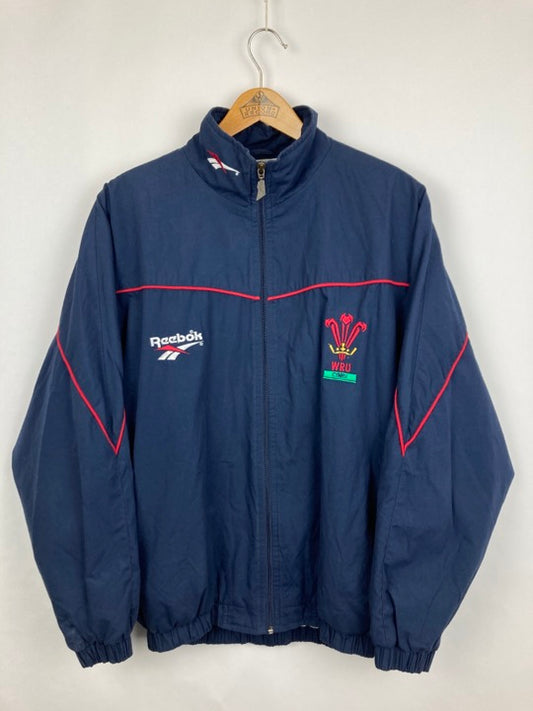 Reebok „Wales Rugby Union“ Tracksuit Pants Jacke (M)