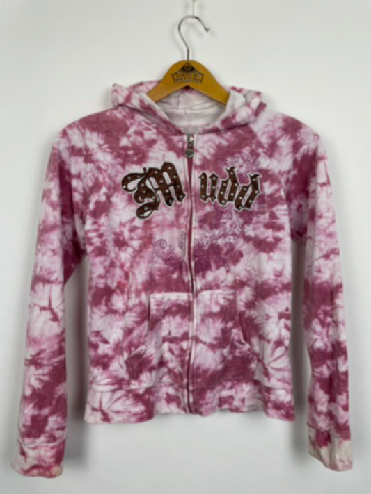 Y2K Batik Mudd Zip Hoodie (S)