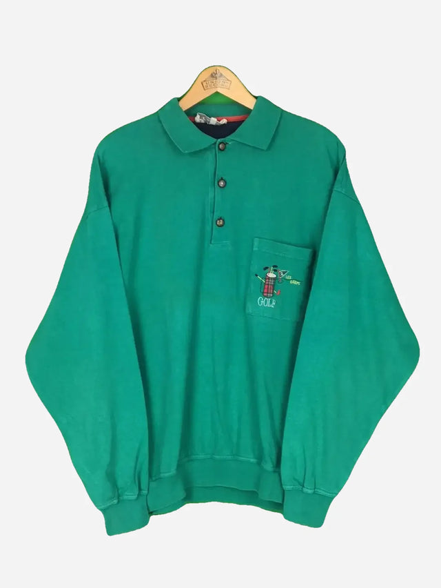 Golf Knopf Sweater (M)