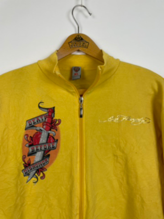 Y2K Ed Hardy Zip Jacke (M)